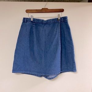Vintage denim skort